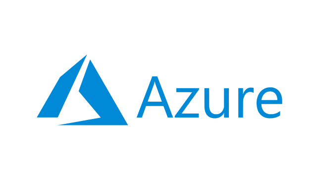 파란색 글자의 Azure 단어 옆에 파란색 삼각형이 있는 이미지