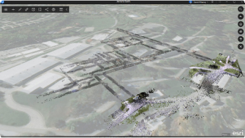 ArcGIS Earth의 지하 갱도 3D 시각화