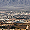 An aerial view of the city of Las Cruces, New Mexico